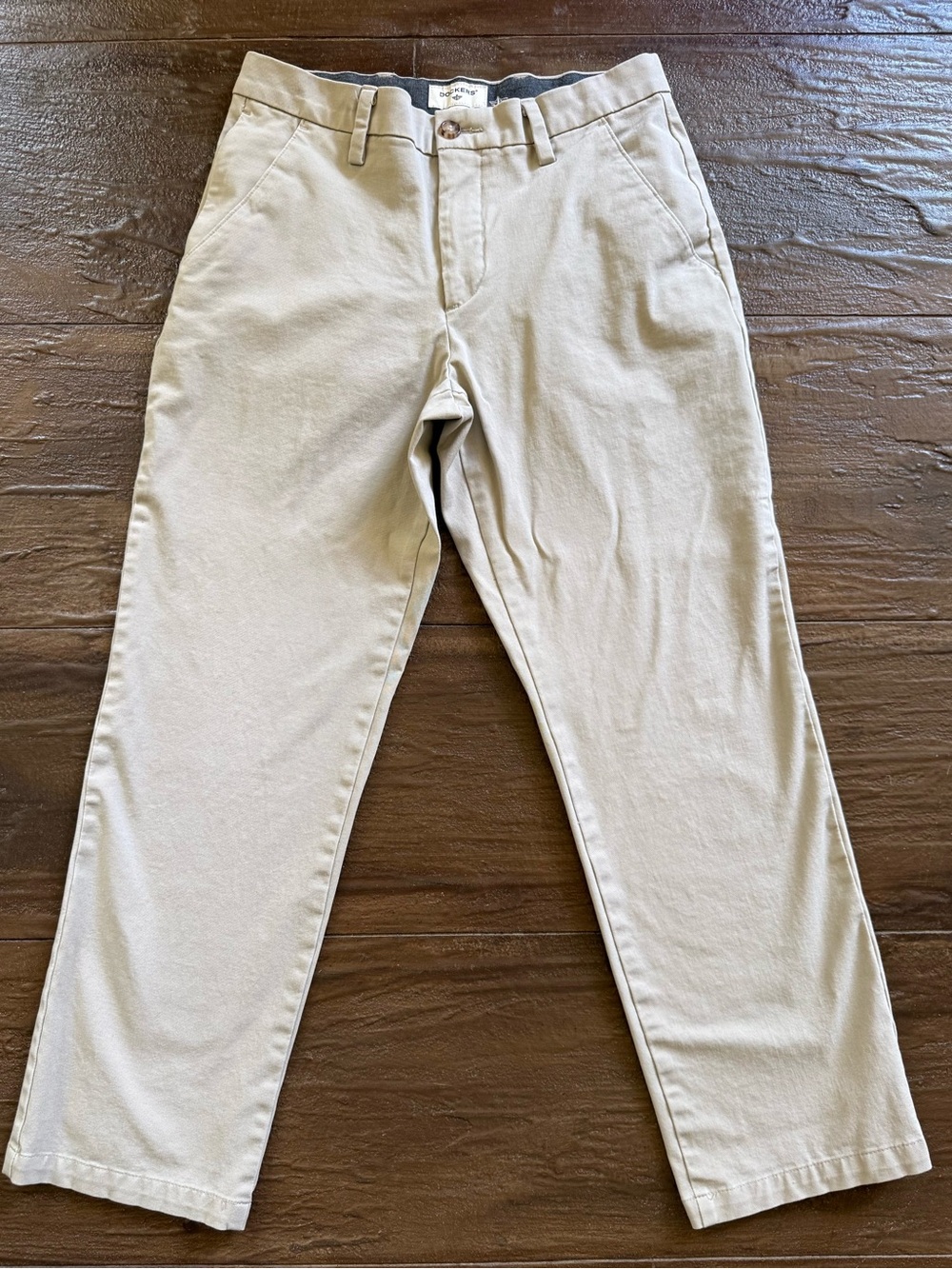 Dockers Men's Straight Chinos - Light Cream